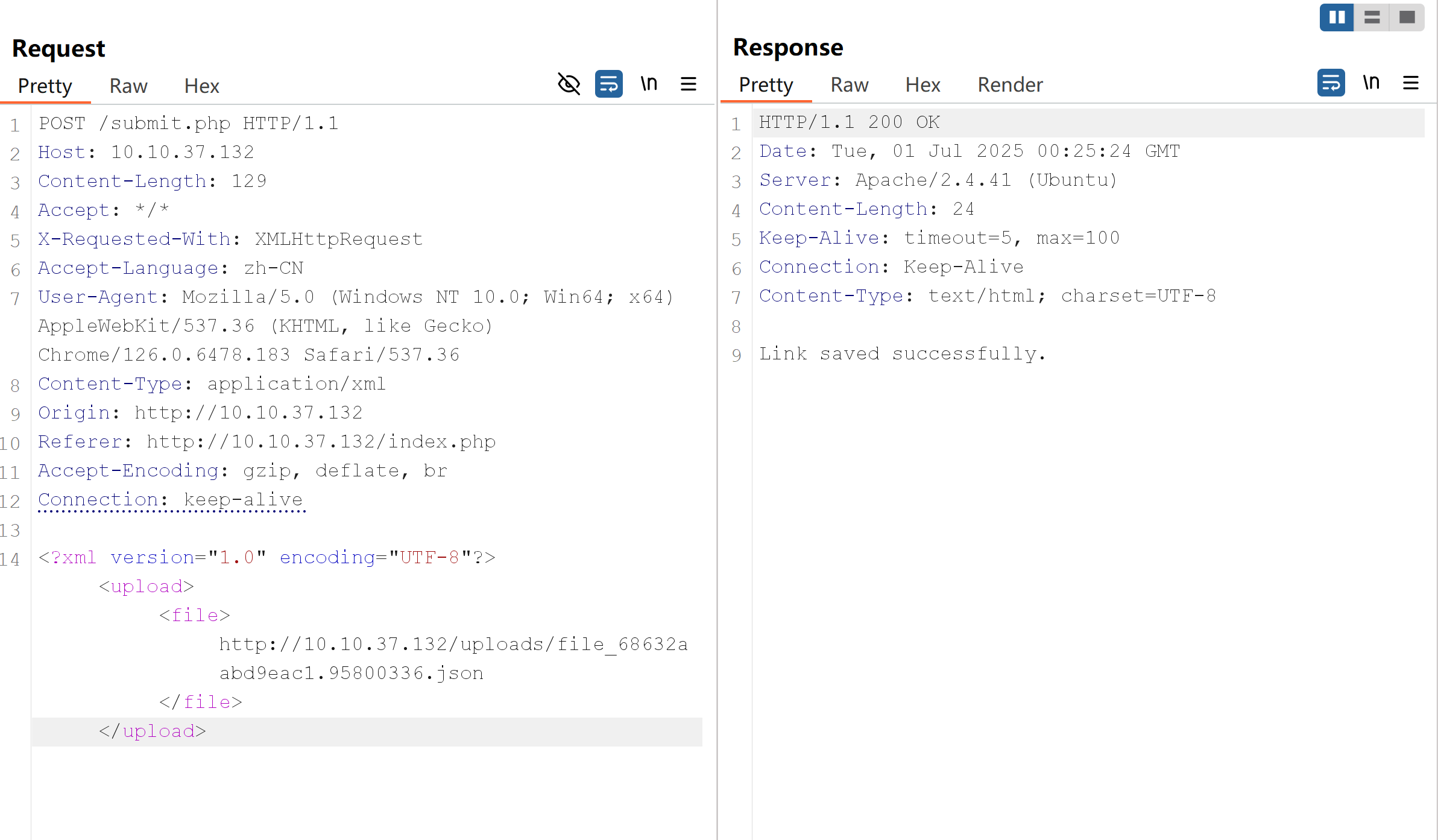 Out-Of-Band XXE Exploiting1