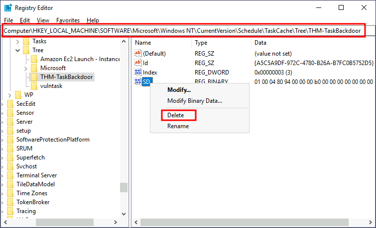 schedule Task Invisible